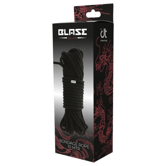Blaze - bondage touw - kinbaku - 10 meter - zwart