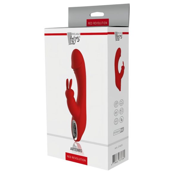 Red Revolution Artemis - rabbit vibrator - clitorisstimulatie - rood