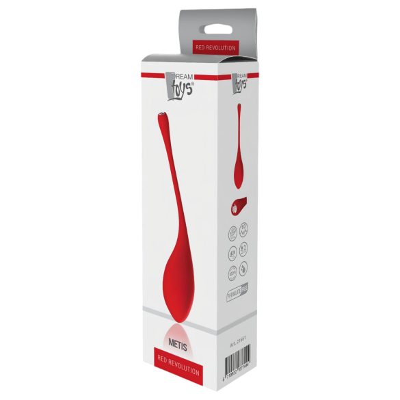 Red Revolution Metis - vibrerend eitje - oplaadbaar en waterdicht - rood