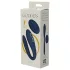 Goddess Ares - buigbare duo vibrator - siliconen - blauw