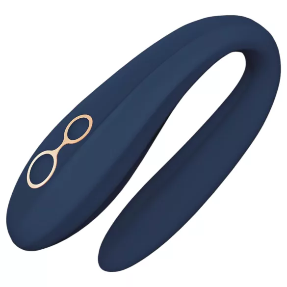 Goddess Ares - buigbare duo vibrator - siliconen - blauw