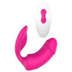 Vibes of Love Duo - 2in1 clitoris vibrator (pink)