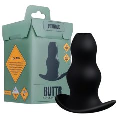 BUTTR Foxhole - holle anale spreader dildo (zwart)