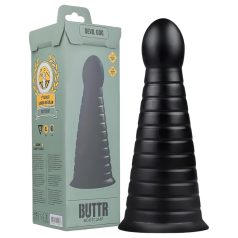 BUTTR Devil Dog - zuignap dildo (zwart)