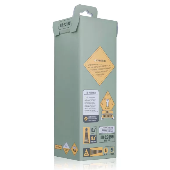 BUTTR Devil Dog - dildo met zuignap - zwart