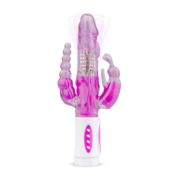 Easytoys Raving Rabbit - 3-weg vibrator (roze)
