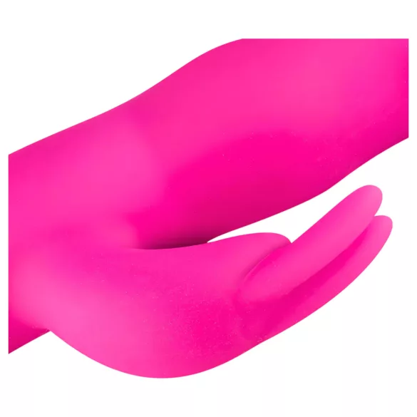 Easytoys Mad Rabbit - rabbit vibrator met clitorisstimulator - siliconen - roze