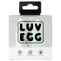 LUV EGG - draagbaar, oplaadbaar vibrerend eitje met afstandsbediening (groen)