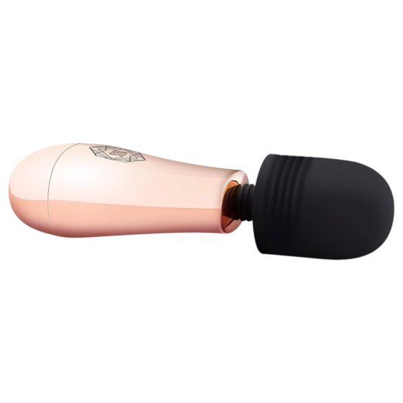 Rosy Gold - mini wand vibrator - oplaadbaar - rosegoud