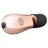 Rosy Gold - mini wand vibrator - oplaadbaar - rosegoud