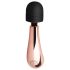 Rosy Gold - mini wand vibrator - gebogen - rosegoud