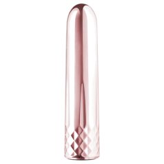 Rosy Gold - mini vibrator - oplaadbaar - rosegoud