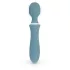 Bloom Orchid Wand - oplaadbare massage vibrator - turquoise