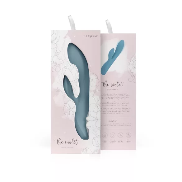 Bloom Violet Rabbit - rabbit vibrator - G-spot en clitoris stimulatie
