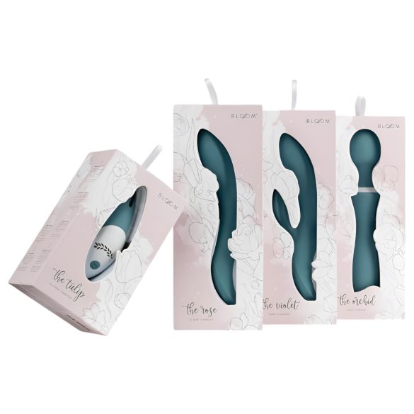 Bloom Tulip - oplaadbare siliconen clitoris vibrator - turquoise