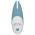 Bloom Tulip - oplaadbare siliconen clitoris vibrator (turkoois)