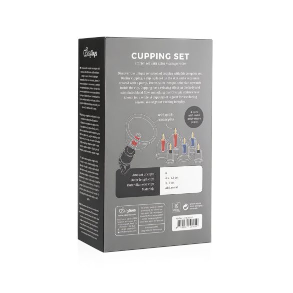 Easytoys Cupping - vacuümpomp set (6-delig)