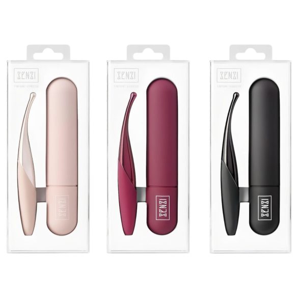 Senzi - clitoris vibrator - oplaadbaar waterdicht - zwart