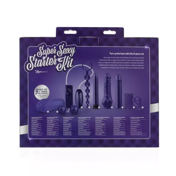 LoveBoxxx Super Sexy - vibrator set - 9-delig