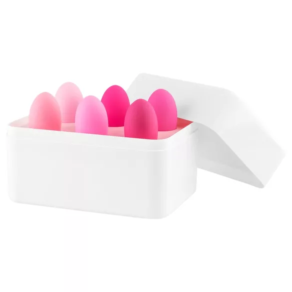 Teazers - kegelbal set - 6 stuks - siliconen - roze