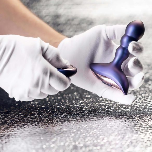 Hueman Interstellar - golvende anaal vibrator (paars)