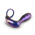 Hueman Black Hole - anale vibrator met afstandsbediening en penisring - paars