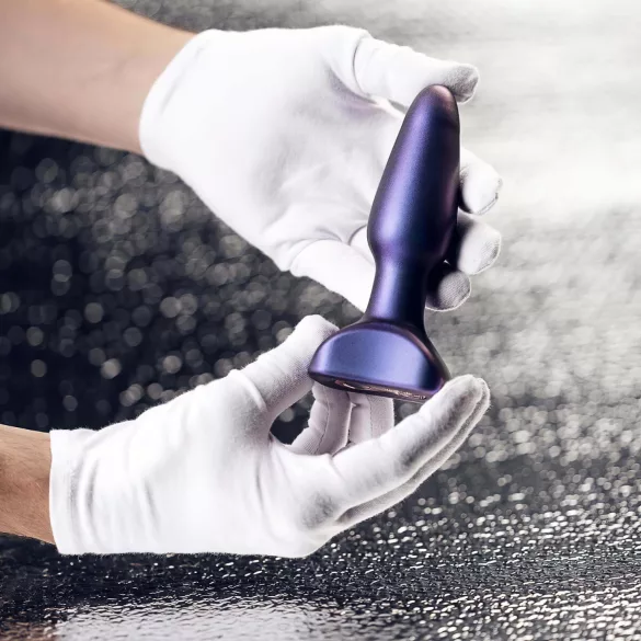 Hueman Space Force - anale vibrator met stootfunctie - waterdicht - paars