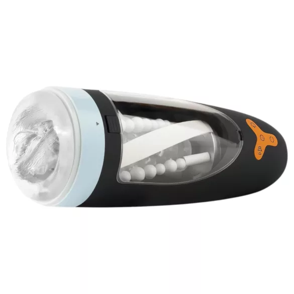 CRUIZR CP01 - automatische roterende zuigende masturbator - zwart/blauw