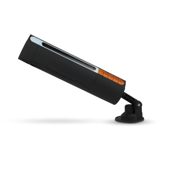 CRUIZR CP03 - oplaadbare, zuig-vibratie masturbator (zwart)