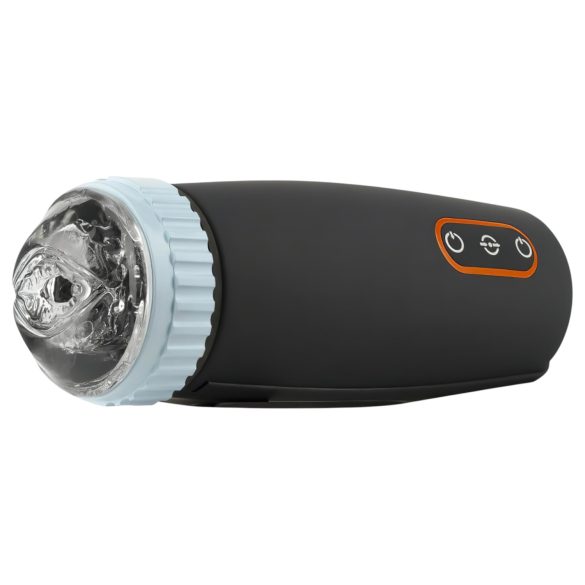 CRUIZR CM05 - automatische masturbaator - zuig- en stootfunctie - zwart/blauw