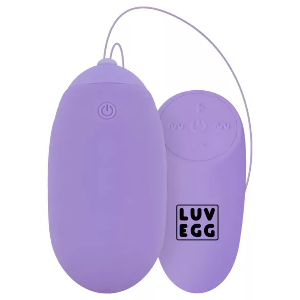 LUV EGG XL - draagbaar accu-aangedreven, draadloos vibrerend ei (paars)