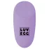 LUV EGG XL - draagbaar accu-aangedreven, draadloos vibrerend ei (paars)