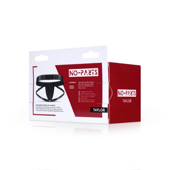 No-Parts Taylor - strap-on harnas - dubbele O-ring - verstelbaar S-L