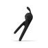 Easytoys Share Ring - vibrerende penis- en teelstring (zwart)