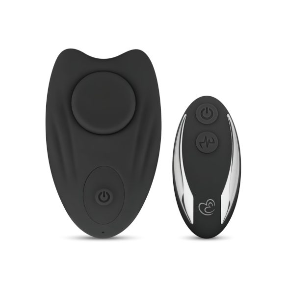 Buzzy Butterfly - oplaadbare, waterdichte clitorisstimulator met radiofunctie (zwart)
