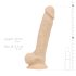 Real Fantasy Ashton - dildo met ballen - realistisch - 20,5cm - huidkleur