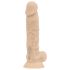 Real Fantasy Conrad - zuignap vibrator - 20cm (natuur)