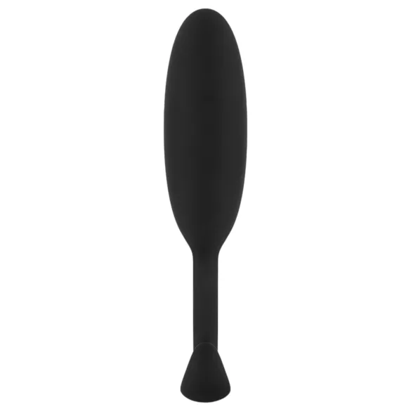 EasyToys Heavy Fulfiller - anale plug van 54 g - klein (zwart)