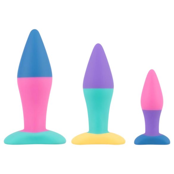PMV20 Koda - anale plug set - siliconen - kleurrijk