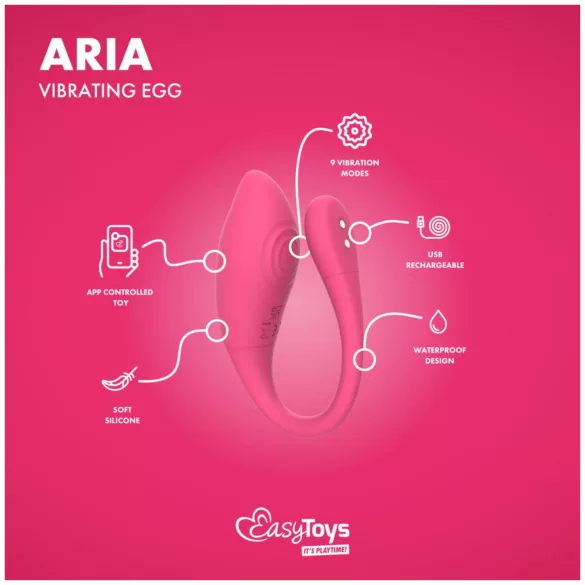 EasyConnect - App-gestuurd vibrerend eitje (roze)