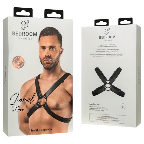 Bedroom Fantasies Lionel - lichaamsharnas top (zwart) - S-XL