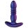 Hueman Supernova - stotende anaal vibrator - siliconen - paars