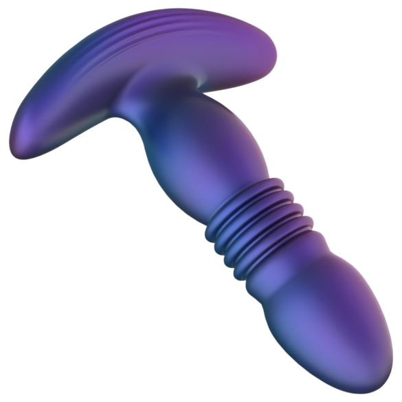 Hueman Supernova - stotende anaal vibrator - siliconen - paars