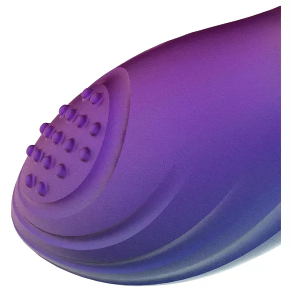 Hueman Galaxy - pulserende anaal vibrator (paars)