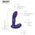 Hueman Galaxy - pulserende anaal vibrator (paars)