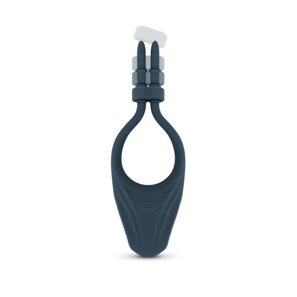 Boners - vibrerende verstelbare penisring - siliconen - blauw