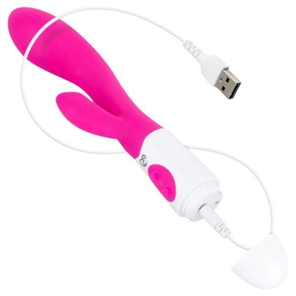 Easytoys Lily 2.0 - oplaadbare rabbit vibrator - clitorisstimulatie - roze