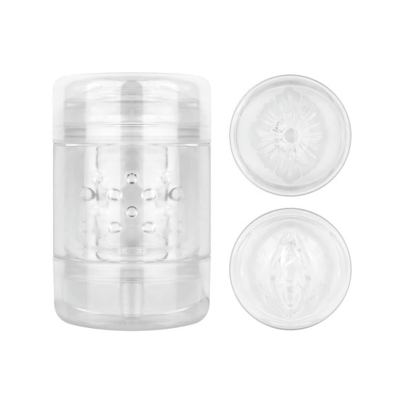 FPPR. - masturbator met twee openingen - vagina & anus - transparant