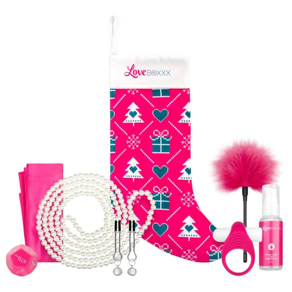 LoveBoxxx Christmas - verrassingsset - cadeaupakket - roze