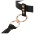 Rosy Gold - halsband en zweep - zwart